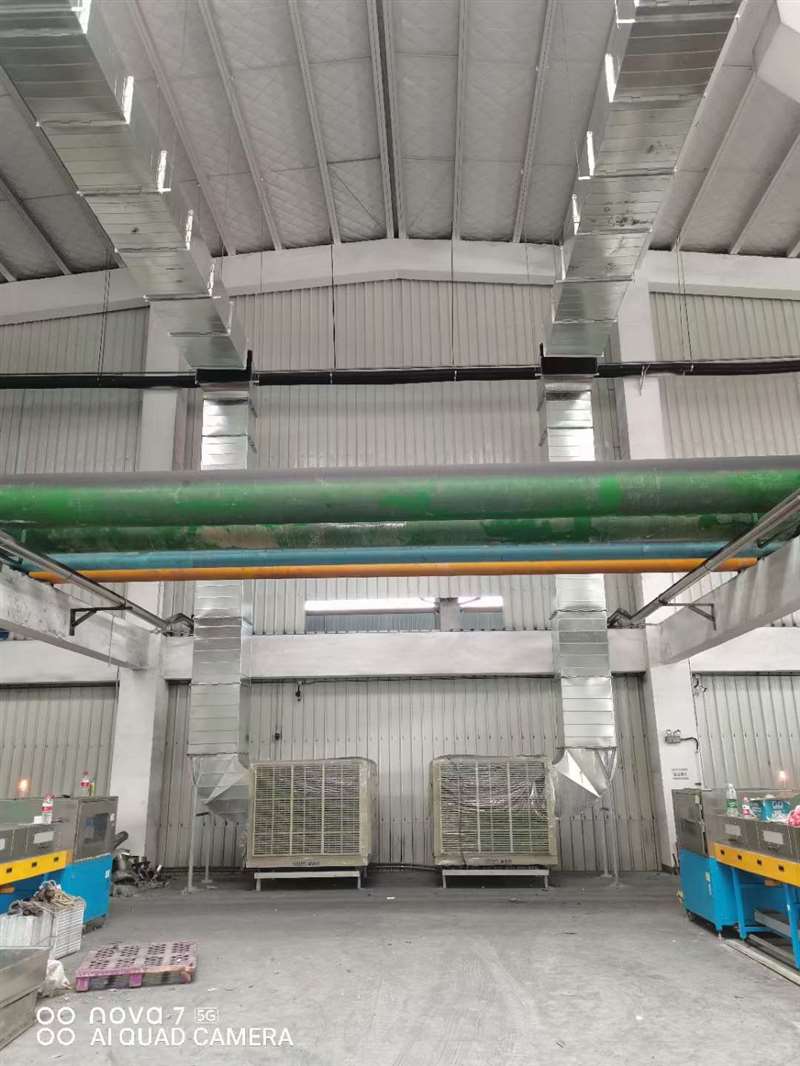 鋰電池材料車間環(huán)?？照{(diào)降溫